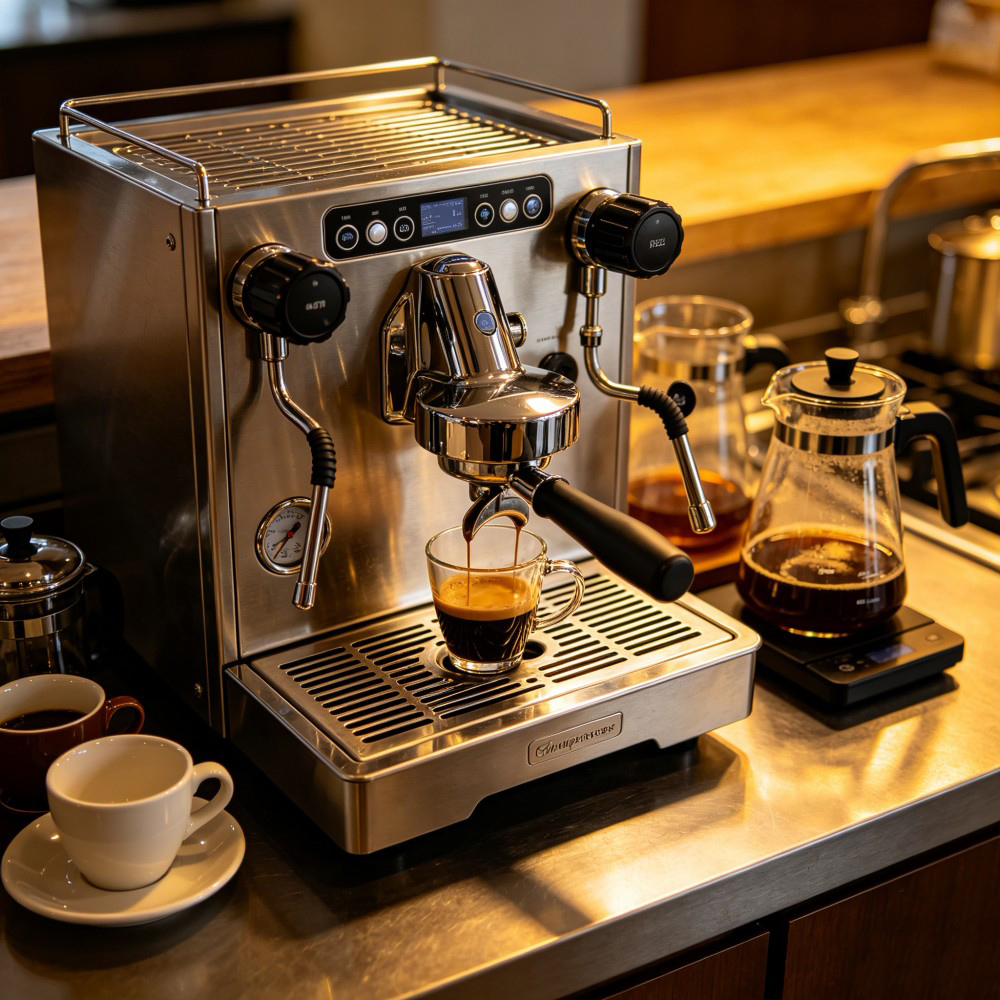 Cross-border production capacity has taken shape, with flexible production lines helping to accelerate the large-scale export of coffee equipment