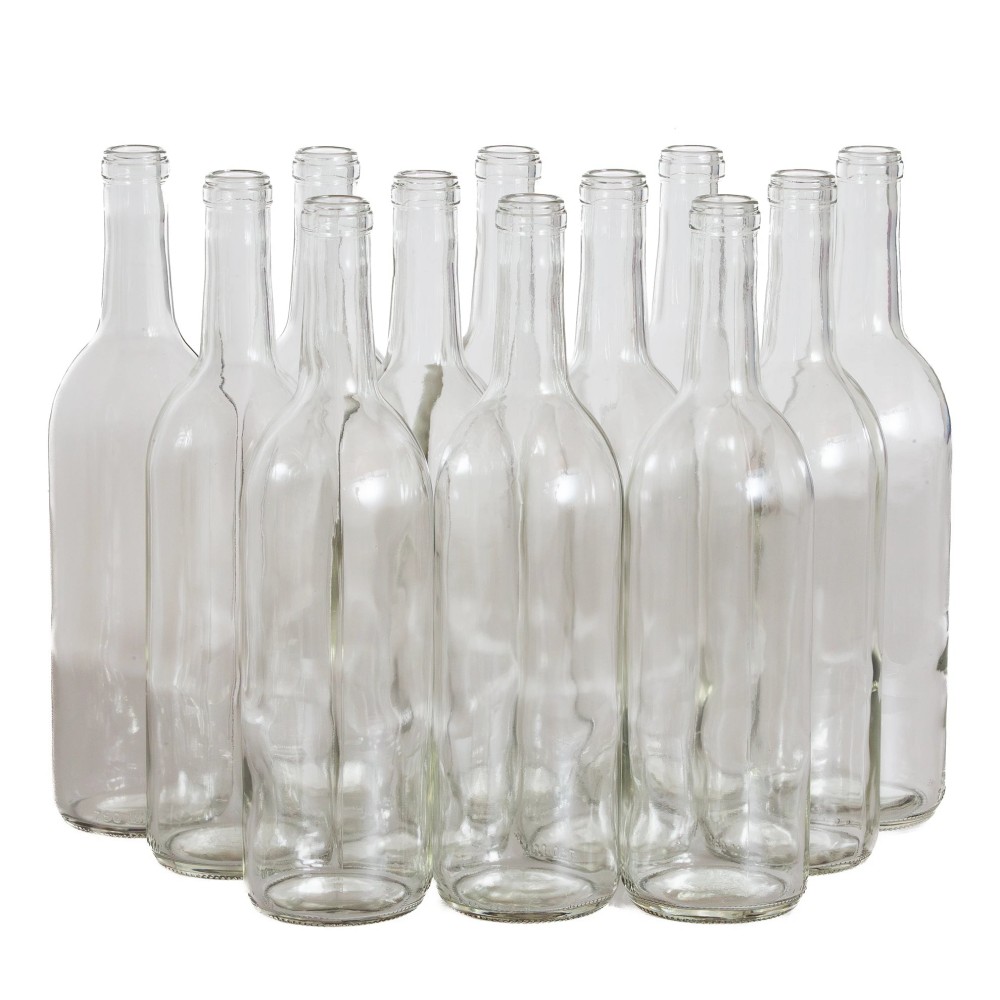 Clear Wine Bottles